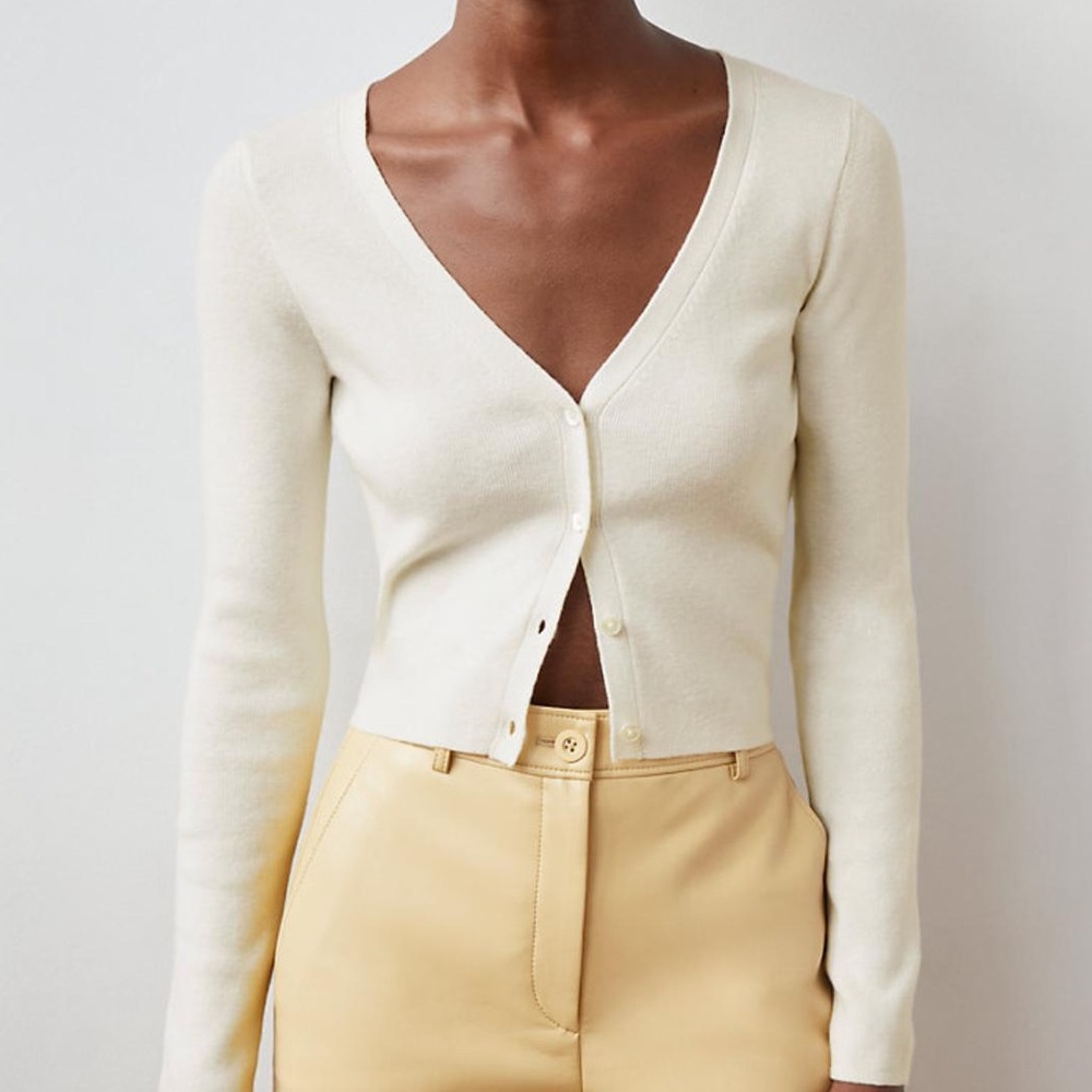 Aritizia Babaton cropped cardigan sweater